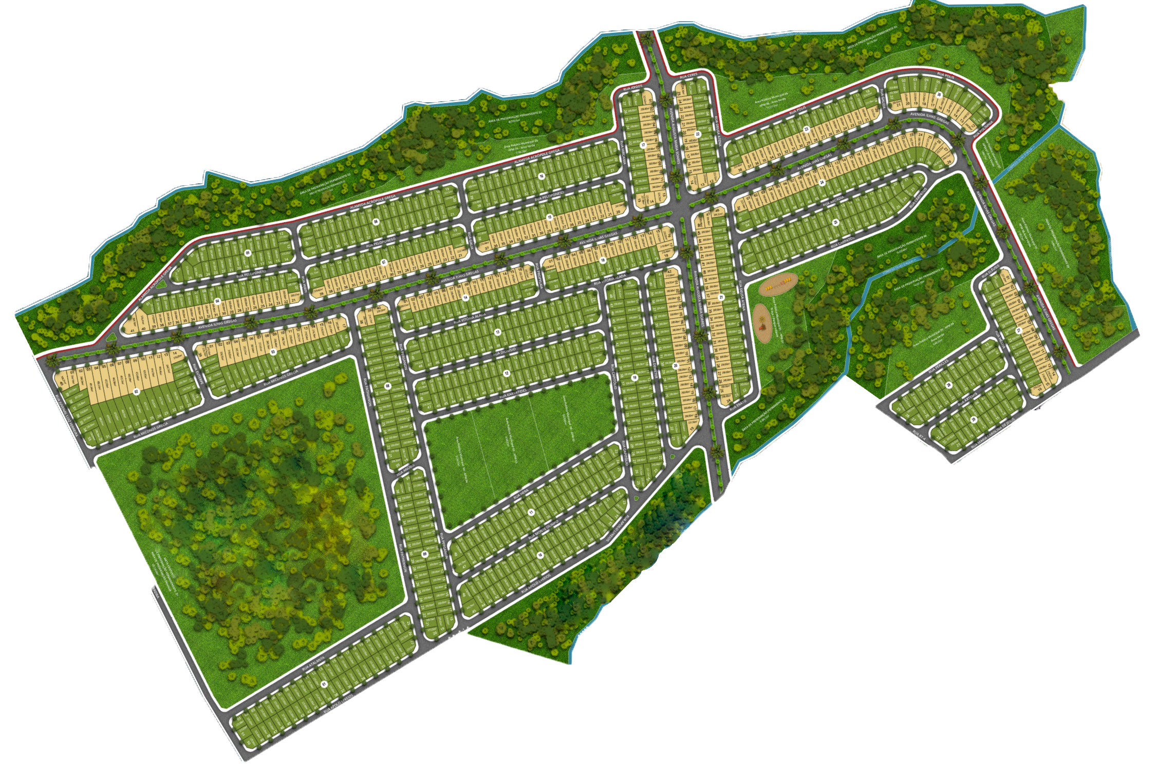 implantaÇÃo residencial acrÓpole